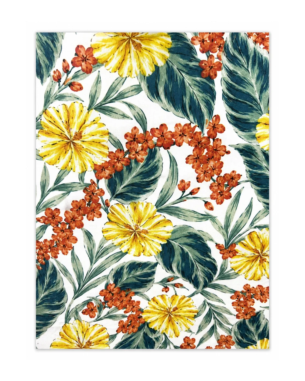 Fabric & print detail for Thai-inspired Beach Shirt